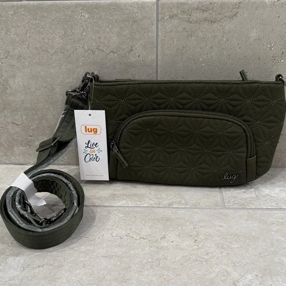 Lug NWT Flyer Matte Luxe VL Convertible Crossbody Bag - Picture 4 of 9